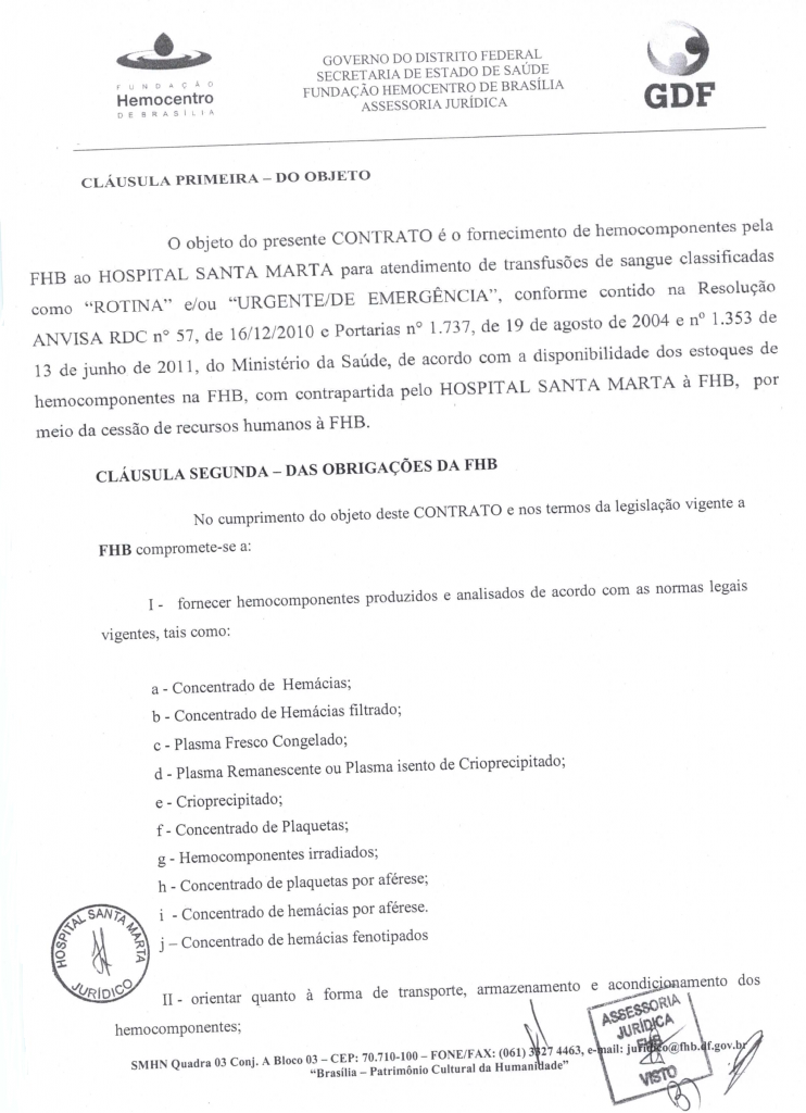  Fundação Hemocentro de Brasília