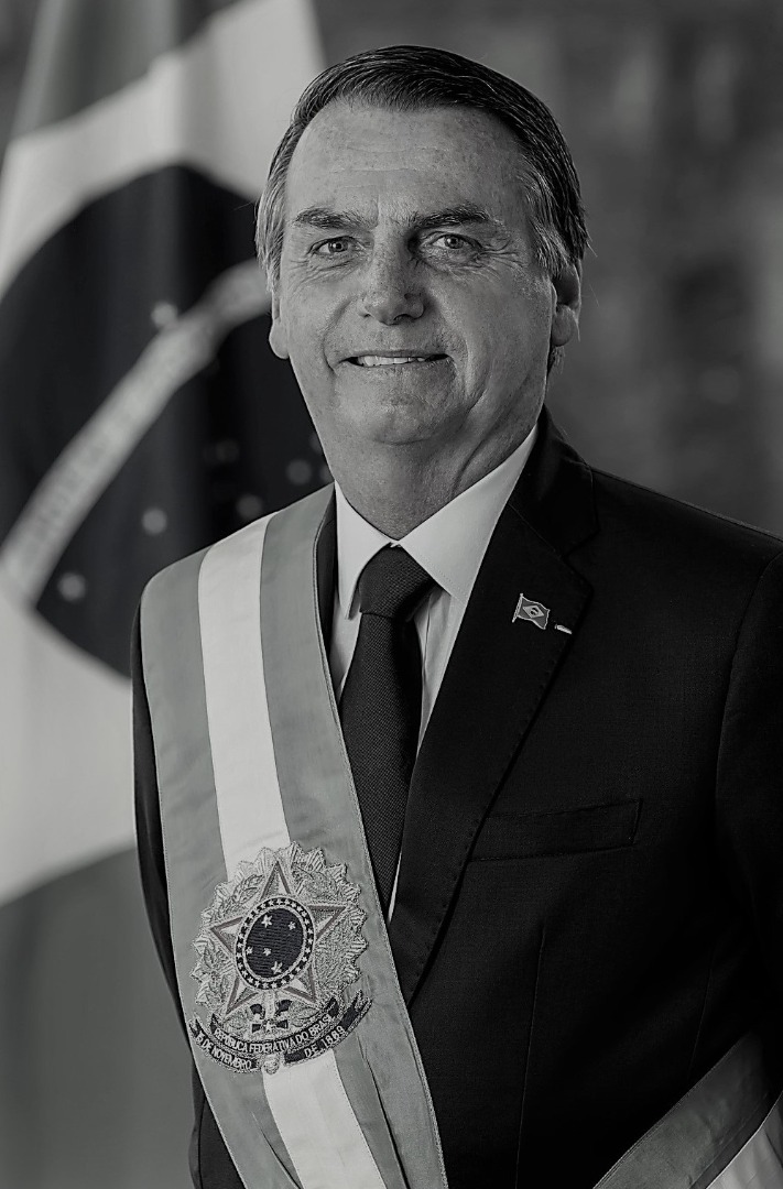 Jair Bolsonaro foi eleito em outubro de 2018 presidente da República com 57.797.847 dos votos, 55,13% do eleitorado brasileiro, pela Coligação Brasil Acima de Tudo, Deus Acima de Todos (PSL/PRTB). 