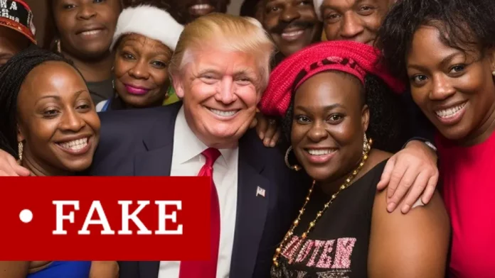 Como apoiadores de Trump tentam influenciar eleitores negros com imagens falsas de IA