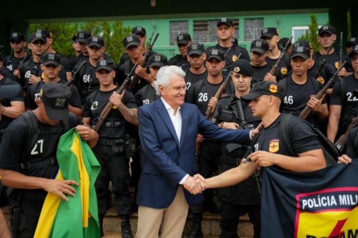 Caiado e Bolsonaro: paralelos na política pró-polícias e na defesa das forças de segurança