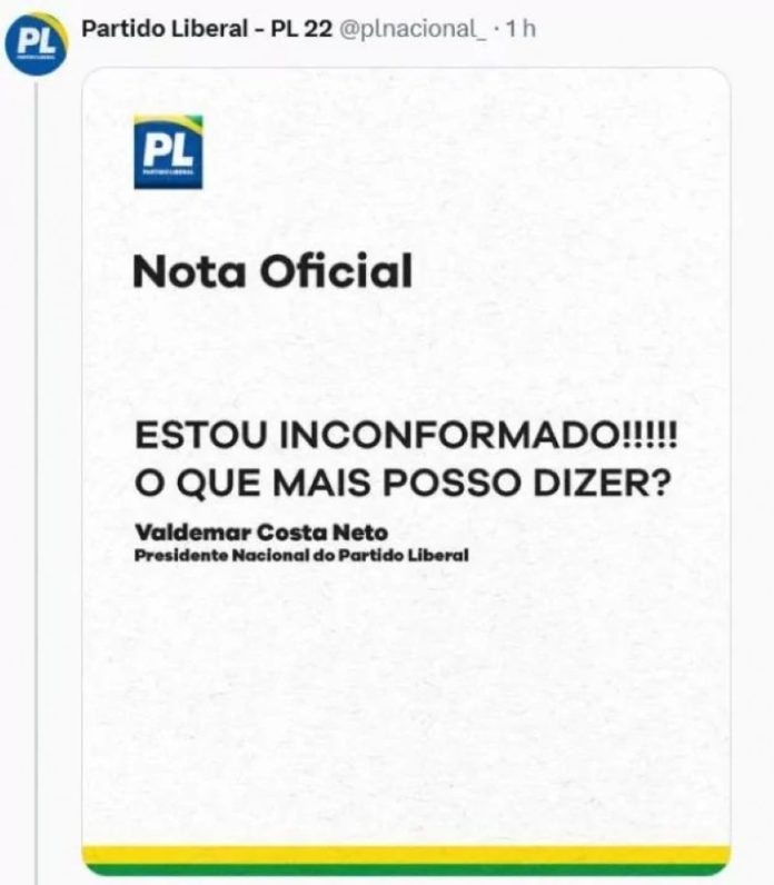 Saiba por que Valdemar não irá até o fim com Bolsonaro — e a nota do PL é o primeiro sinal