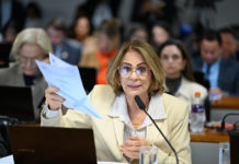 Damares associa defesa do BRB à gestão Celina Leão e eleva tom contra responsáveis por crise bilionária